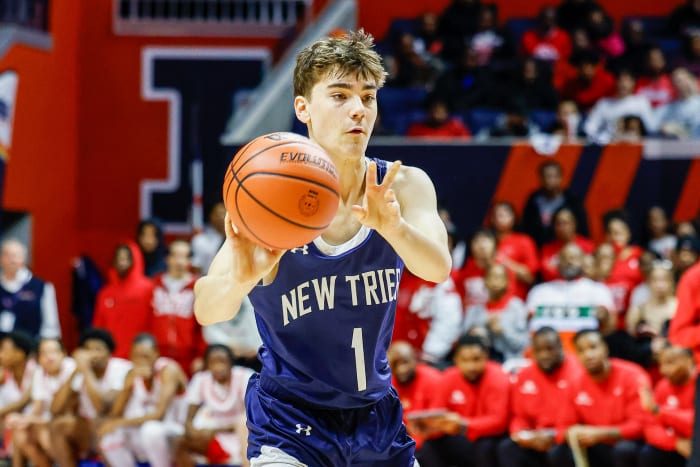 Homewood-Flossmoor New Trier Illinois boys basketball March 8 2024 Nate Latsch 26686